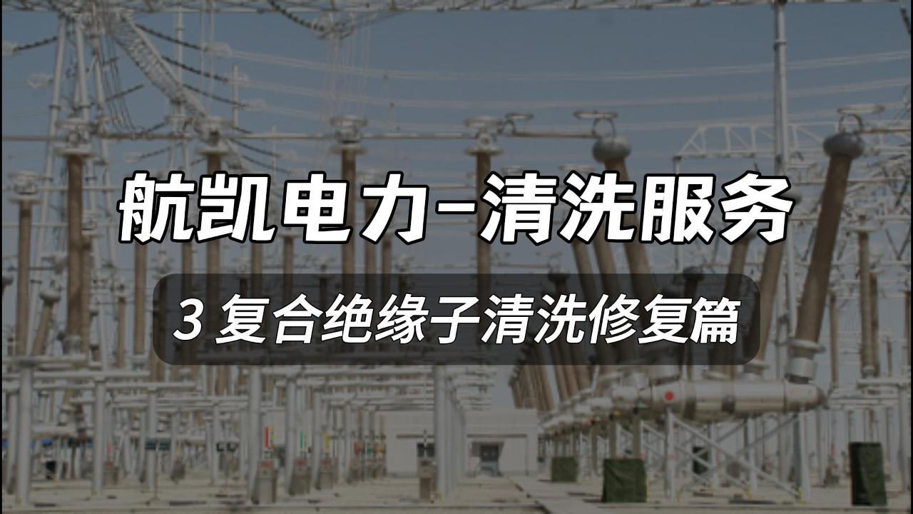复合绝缘子清洗修复